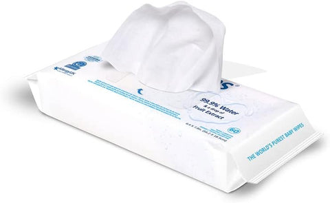 WaterWipes Original Baby Wipes, 99.9% Water Based Wipes, Unscented & Hypoallergenic for Sensitive Skin, Diaper Wipe, 300 count (5 packs)