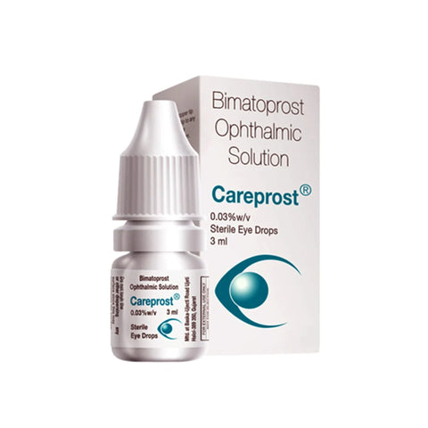 Careprost Bimatoprost Ophthalmic Solution Eye Drop 3ml